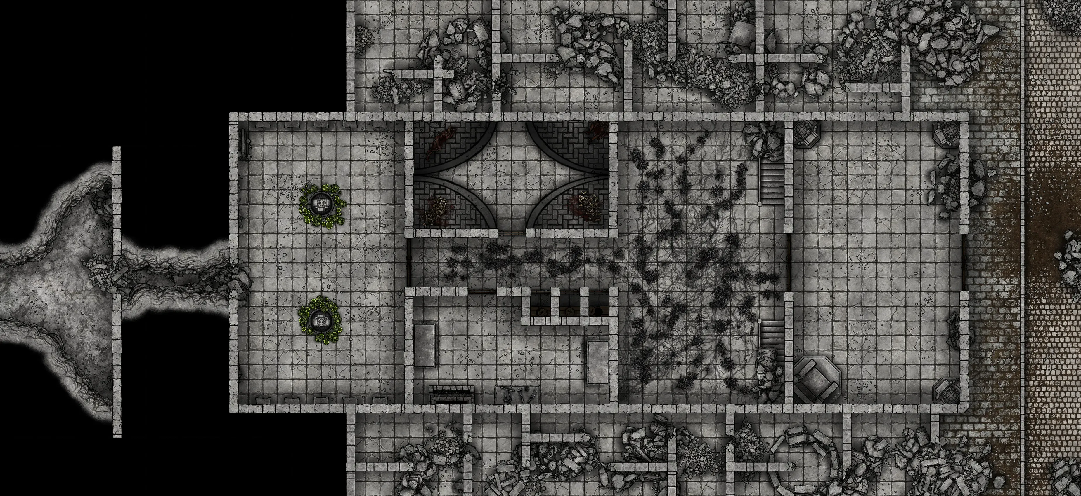 Fires of the Haunted City Map Pack 1 preview