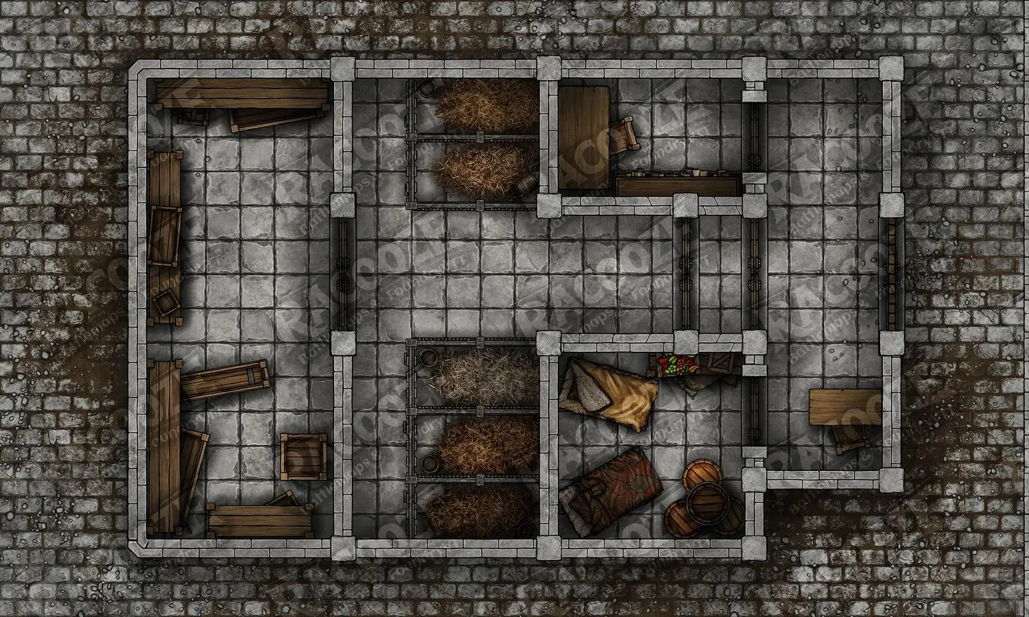 Fires of the Haunted City Map Pack 2 preview