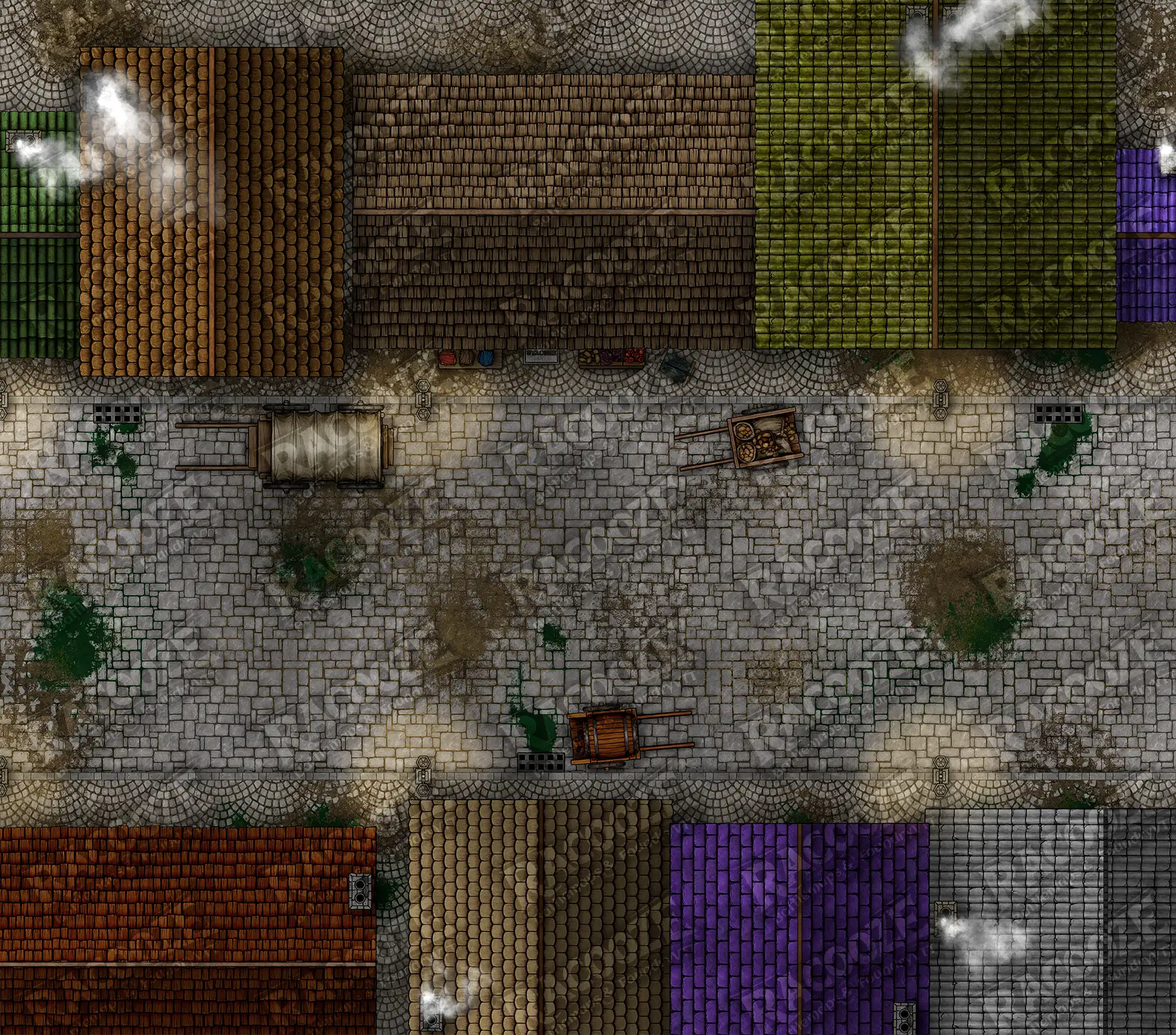 City Street Battle Map Pack I preview