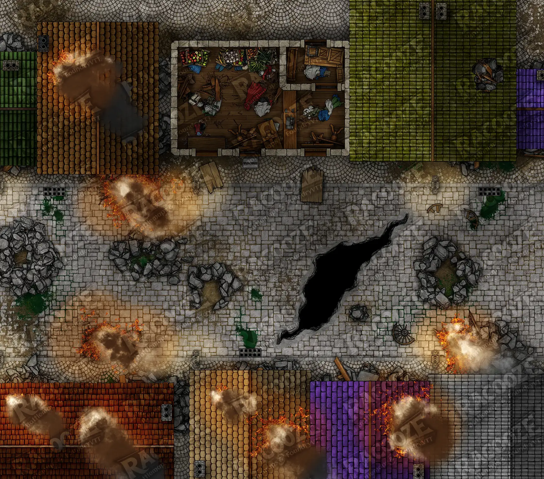 City Street Battle Map Pack I preview