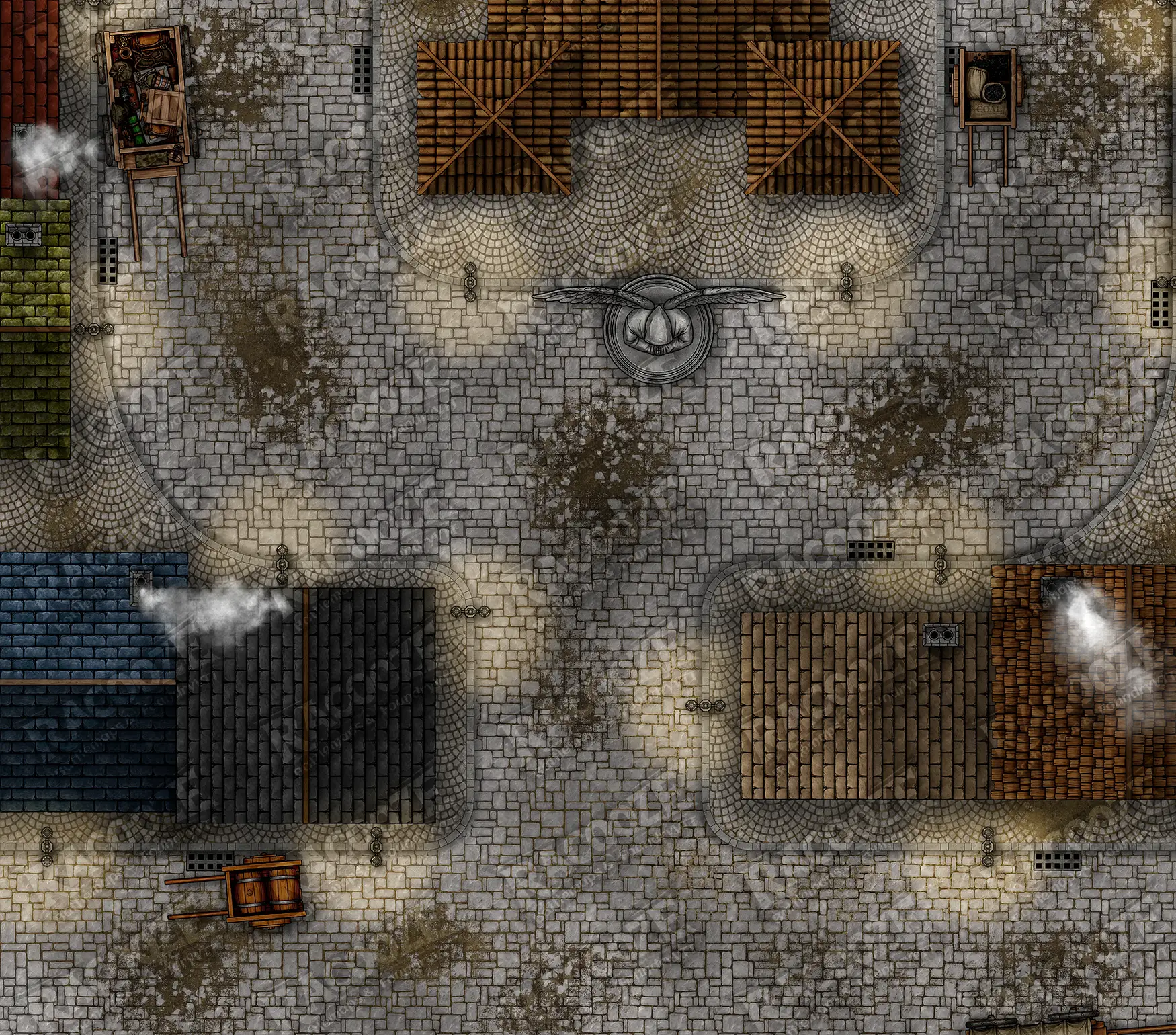 City Street Battle Map Pack I preview