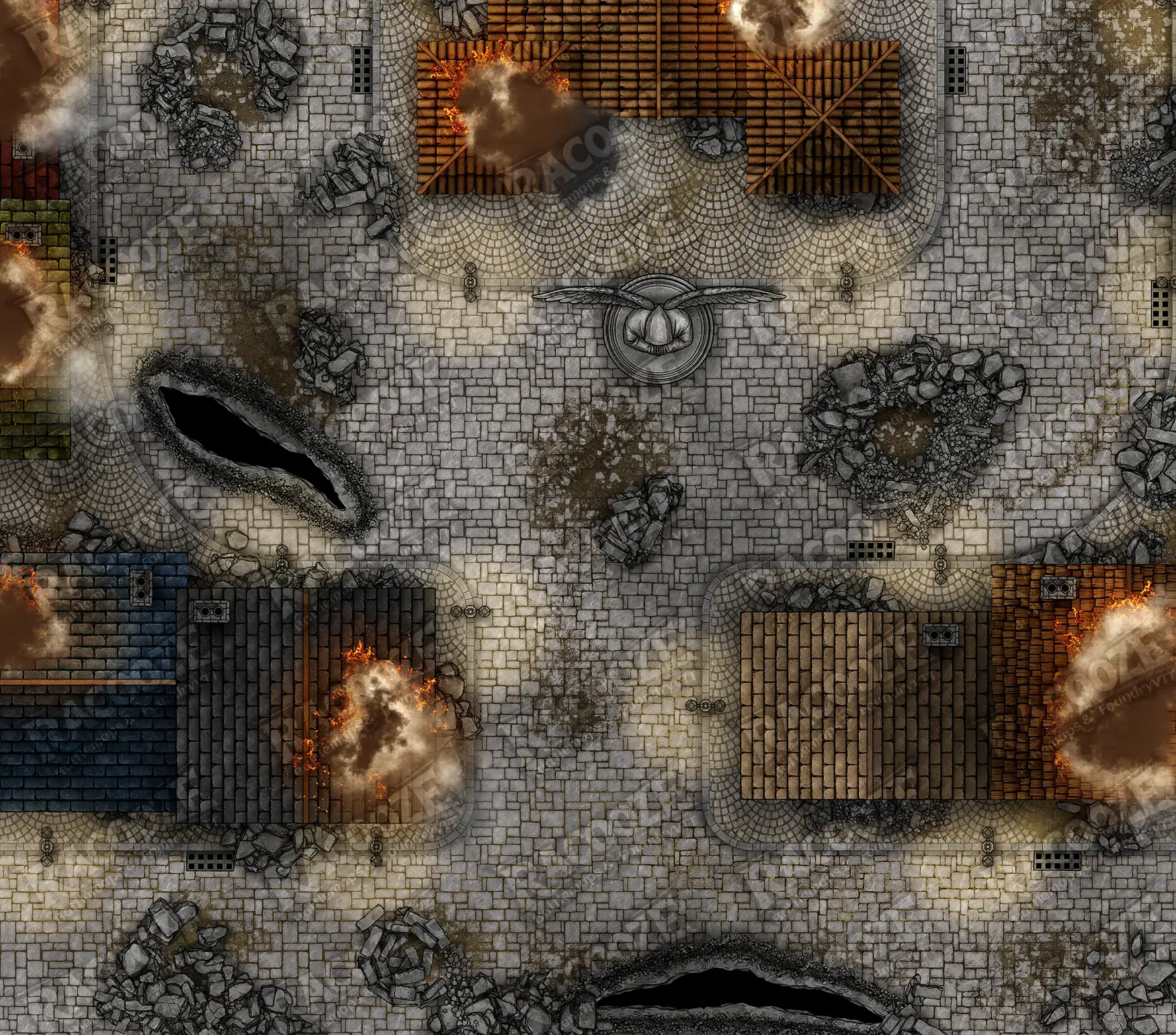 City Street Battle Map Pack I preview