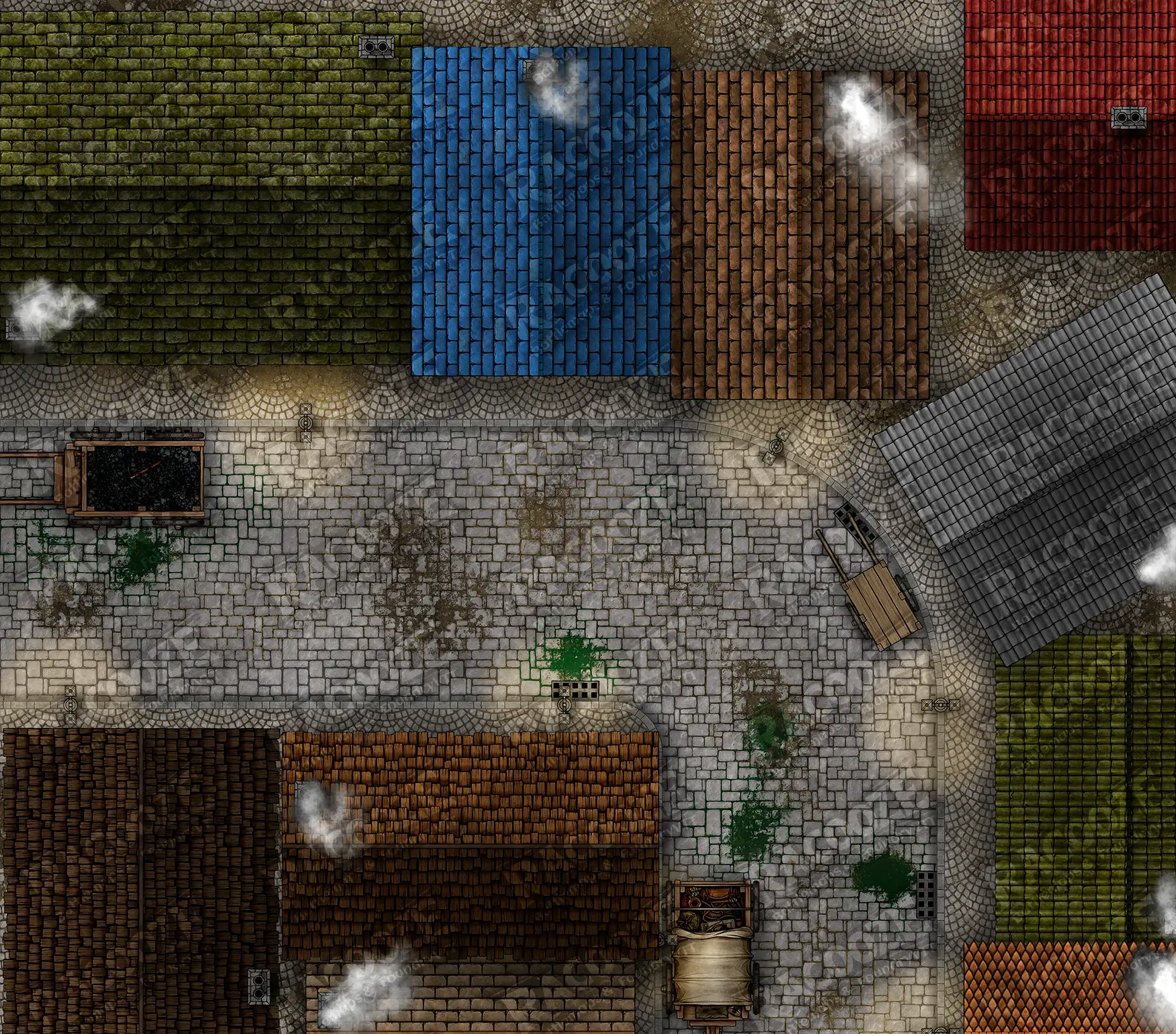 City Street Battle Map Pack I preview