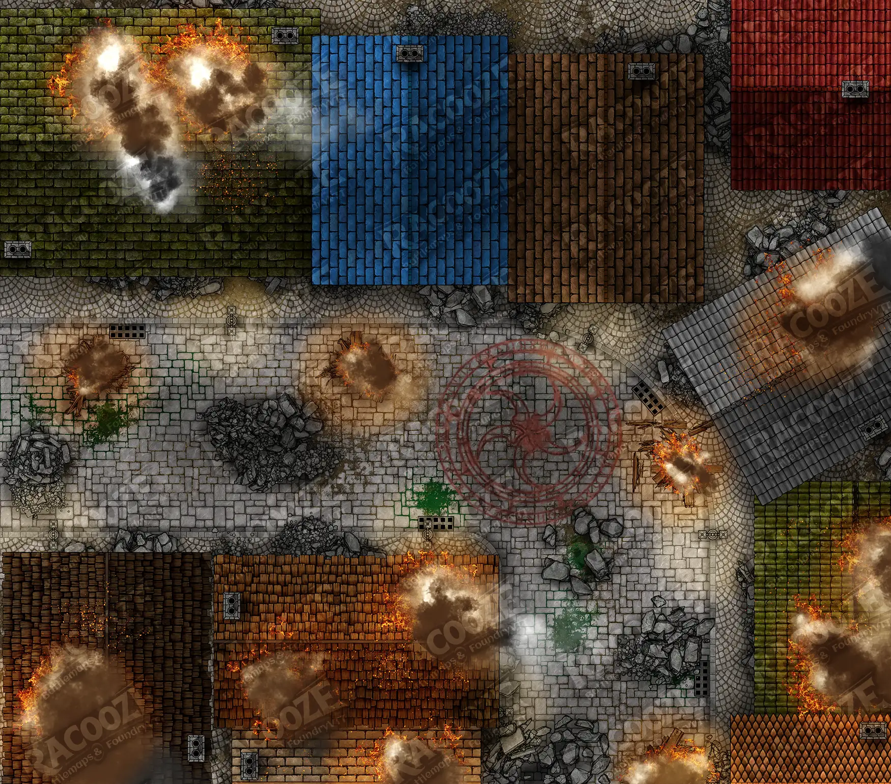 City Street Battle Map Pack I preview