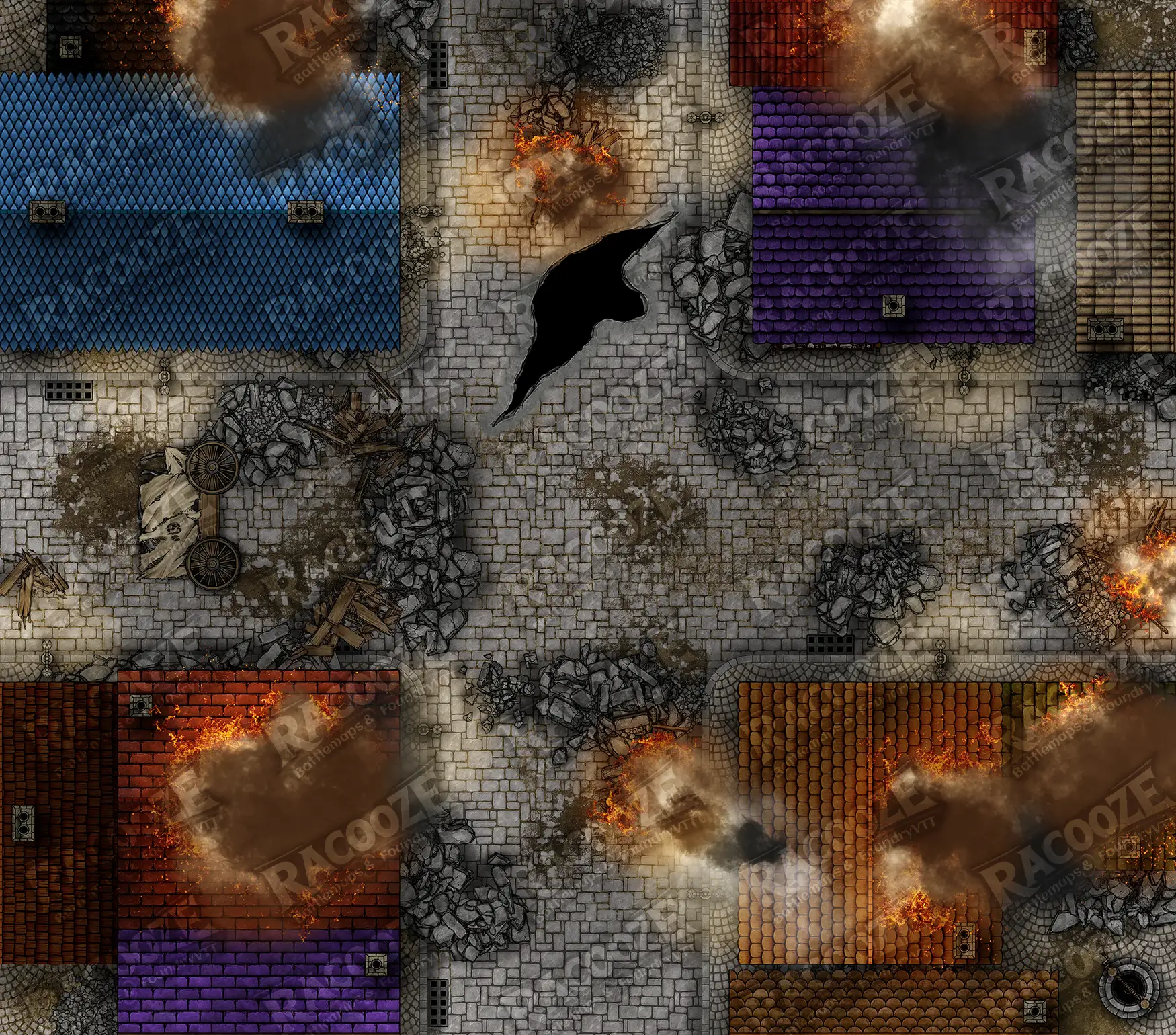 City Street Battle Map Pack I preview