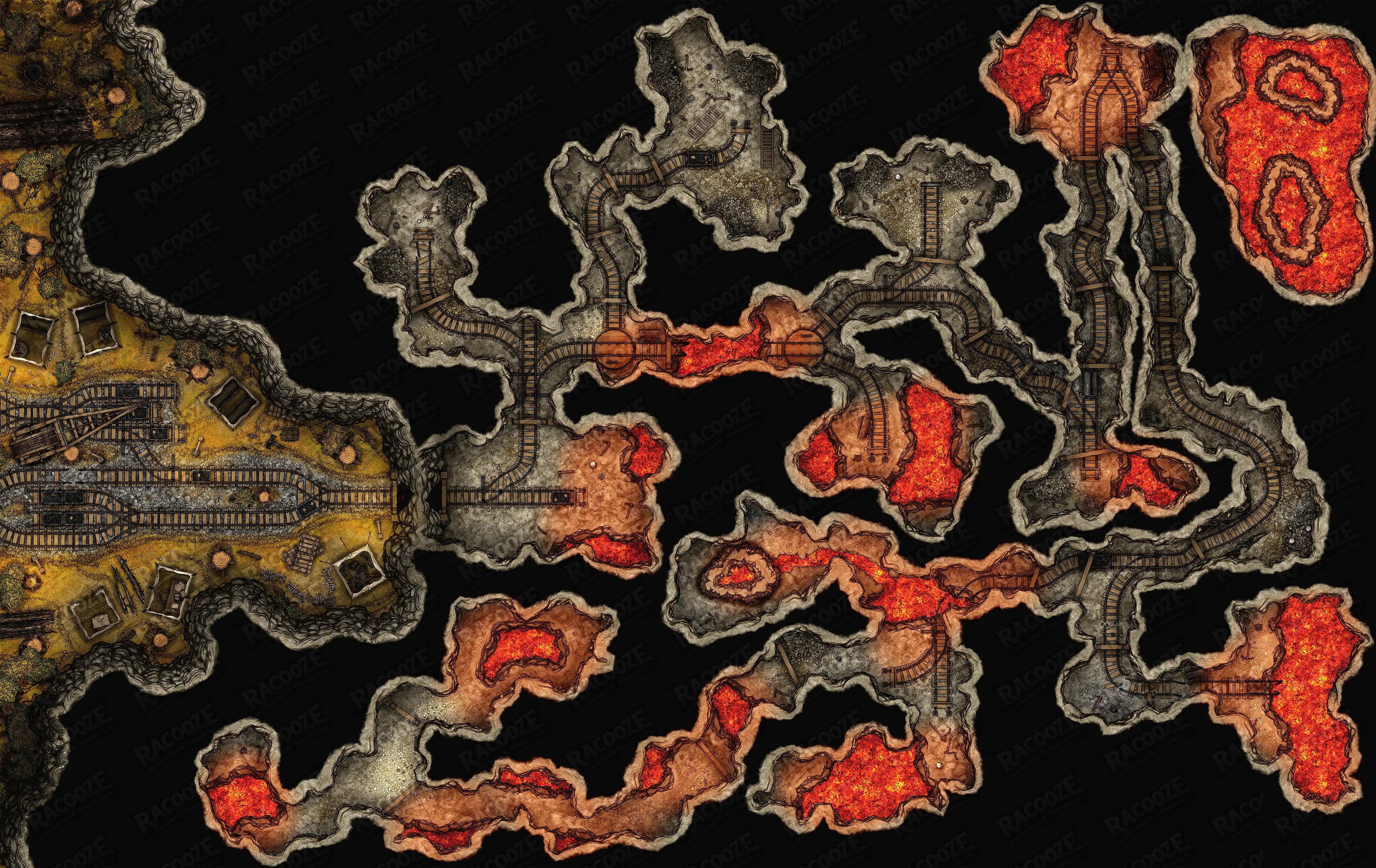 Lava Flooded Gold Mine preview