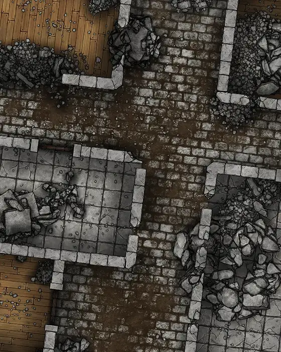 Fires of the Haunted City Map Pack 2