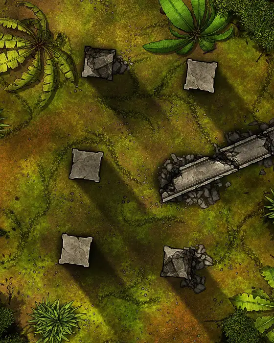 Jungle Pillars & Overgrowth