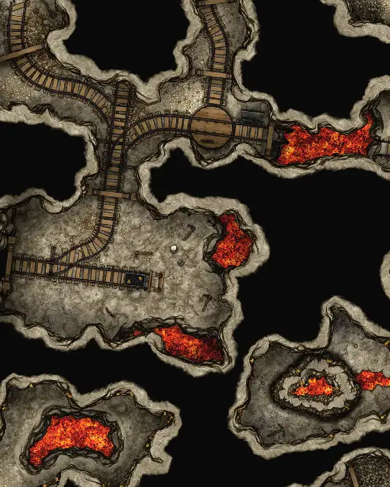 Lava Flooded Gold Mine